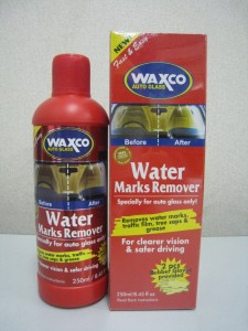 Waxco - Tẩy vết ố, váng, ánh tím, lớp Canxi, trên kính O to